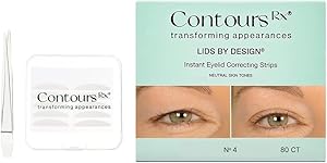 Contours Rx Lids by Design 4mm Invisible Eyelid Lift Strips – 80 Count Review