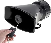 DriSentri 7-Sound Car Siren Horn Speaker with Remote Controller 12V 100W — image 1