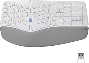 DeLUX GM901D Wireless Ergonomic Split Keyboard Review