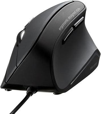 SANWA Wired Ergonomic Mouse