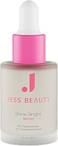 JESS BEAUTY Skin Care Shine Bright Serum Niacinamide Face Moisturizer 1 fl. oz Review