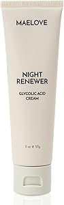 MAELOVE Night Renewer Night Cream with 10% Glycolic Acid for Sensitive Skin Review