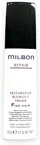 Milbon Repair Restorative Blowout Primer FINE Hair 4.2oz Review