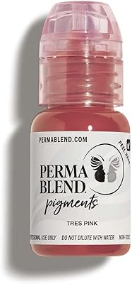 Perma Blend Tres Pink Medium Pink Tattoo Ink 0.5oz
