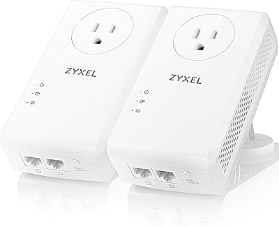 Zyxel PLA6456 Powerline Ethernet Adapter Kit