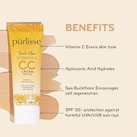 PürLisse Youth Glow Vitamin C CC Cream with SPF 50 - Light Medium (1.4 oz) — image 3