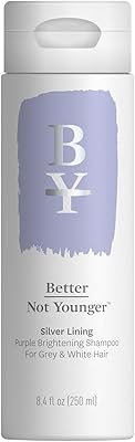 Better Not Younger Silver Lining Purple Shampoo for White & Gray Hair - 8.4oz