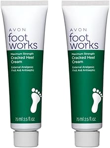 AVON Foot Works Healthy Maximum Strength Cracked Heel Cream 2.5oz Review