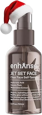 Jet Set Face Clear Self Tanner Spray for Men, 3.4 Fl Oz