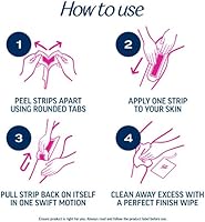 Veet Leg and Body Hair Remover Cold Wax Strips, 40 ct (Pack of 3) — image 7