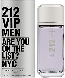 Carolina Herrera 212 Vip Eau de Toilette Spray for Men 6.8 Fl Oz