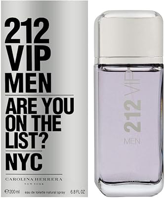Carolina Herrera 212 Vip Eau de Toilette Spray for Men 6.8 Fl Oz