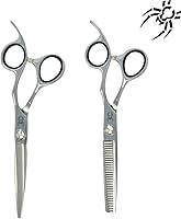 Black Widow 6″ Hair Cutting Scissors Thinning Shears Kit — image 3