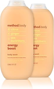 Method Body Wash Energy Boost, 18 oz, 2-Pack