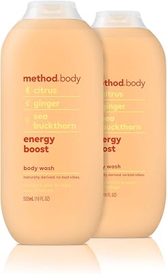 Method Body Wash Energy Boost, 18 oz, 2-Pack