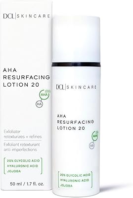 DCL Skincare AHA Resurfacing Lotion 20 with 20% Glycolic Acid, 1.7 Fl oz