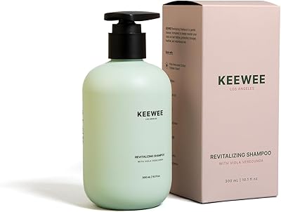 SRILabs KEEWEE Hair Growth Shampoo with Biotin, Niacinamide, Green Tea & Ginkgo – 13.12oz