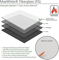 Elite Screens QuickStand QS180HD 180-Inch Manual Pull-Up Projector Screen — image 7