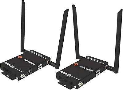 J-Tech Digital Wireless HDMI Extender 1X2 (JTECH-WEX200V3)