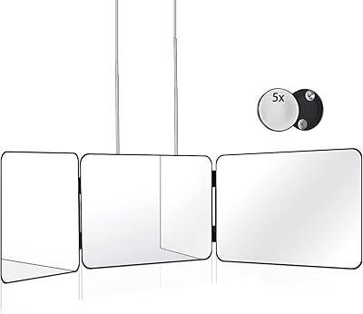 JANMPASK 3 Way Mirror for Self Hair Cutting
