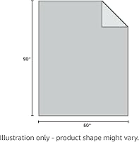 ForPro Microfiber Plush Massage Blanket, Cool Grey, 60″ W x 90″ L — image 4