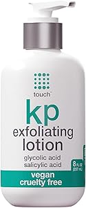 TOUCH Glycolic Acid Lotion for Keratosis Pilaris 8 Fl Oz Review