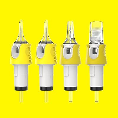 HAWINK Tattoo Cartridges Needles 40Pcs Mixed #12 Standard Round Shader