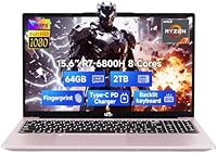 NIMO N155R 15.6″ Laptop, AMD Ryzen 7 6800H, 64GB RAM, 2TB SSD — image 1
