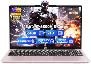 NIMO N155R 15.6″ Laptop, AMD Ryzen 7 6800H, 64GB RAM, 2TB SSD Review