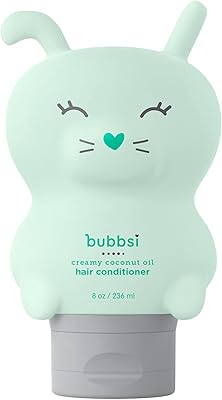 Bubbsi Creamy Coconut Oil Hair Conditioner for Kids, 8oz