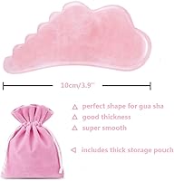 Vinchic Rose Quartz Gua Sha Facial Tool — image 6