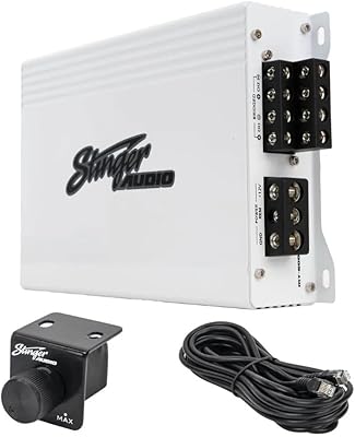 Stinger Audio MT-600.4M 1000 Watt RMS 4-Channel Marine Amplifier