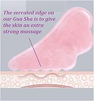 Vinchic Rose Quartz Gua Sha Facial Tool — image 2