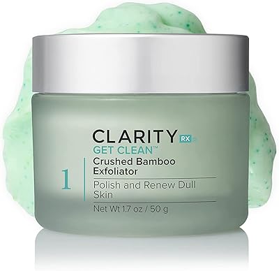 ClarityRx Get Clean Crushed Bamboo Exfoliating Face Wash 2.88oz
