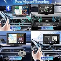 RLIERCI 9″ Wireless Carplay Screen with 4K Dash Cam — image 5