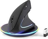 Perixx PERIMICE-713RX Wireless Rechargeable Vertical Mouse — image 1