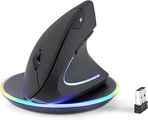 Perixx PERIMICE-713RX Wireless Rechargeable Vertical Mouse Review