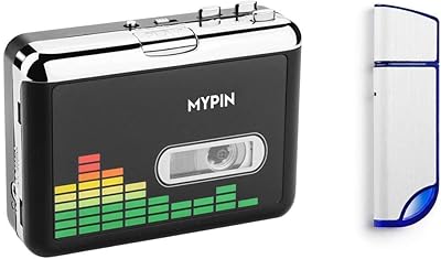 MYPIN Cassette to MP3 Converter with 32GB USB Flash Drive