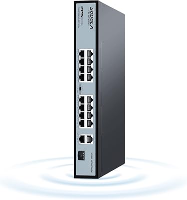 SODOLA 16-Port PoE Switch 200W