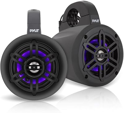 Pyle PLMRLEWB46B Marine Wakeboard Tower Speakers