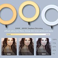 Inkeltech 18-inch Dimmable LED Ring Light — image 2