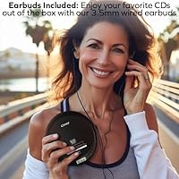 Coby Portable Bluetooth CD Player CD201BK — image 4