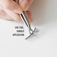 Rinocos RC_Silver Round Tip Tweezers — image 4