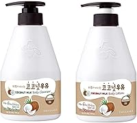Kwailnara WELCOS Coconut Milk Body Lotion & Body Wash Set 560g — image 1