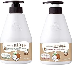 Kwailnara WELCOS Coconut Milk Body Lotion & Body Wash Set 560g Review