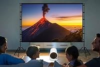 Lejiada 150" Portable Projector Screen with Stand — image 9
