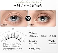 WOSADO Magnetic Eyelashes No.14 Frost Black — image 5