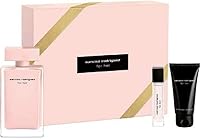 Narciso Rodriguez For Her 3-Piece Set, 3.3oz Eau De Parfum + 0.34oz Purse Spray + 1.6oz Body Lotion — image 1