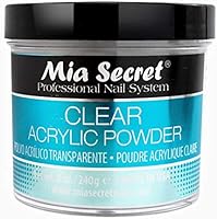 MIA SECRET Acrylic Powder 2pc Set - Clear + Pink 8 oz — image 2