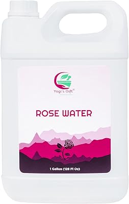 Yogi's Gift 100% Pure Rose Water 1 Gallon